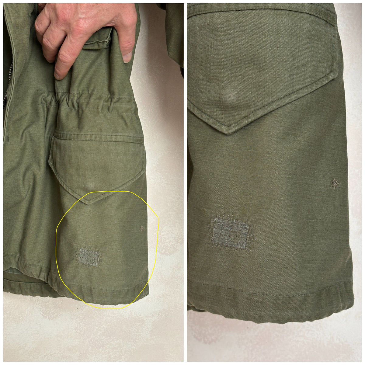 Size Med Reg. Authentic 1970 M-65 US Army Field Jacket | OG-107 Military Issue-AJ357 Studio