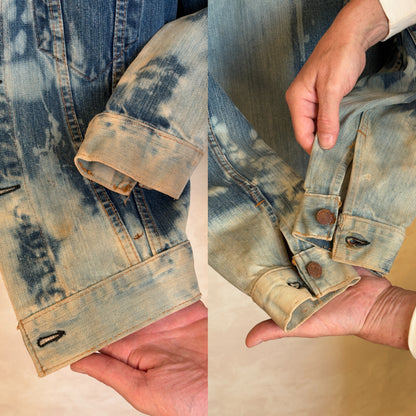 Size 38US / 48EU. Vintage 70s Levi’s Denim Jacket – 2 Pockets – Made in USA-AJ357 Studio