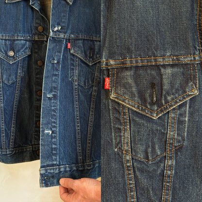 Size 42US / 52EU . Vintage 70s Levis single stitch jacket Made in USA.-AJ357 Studio