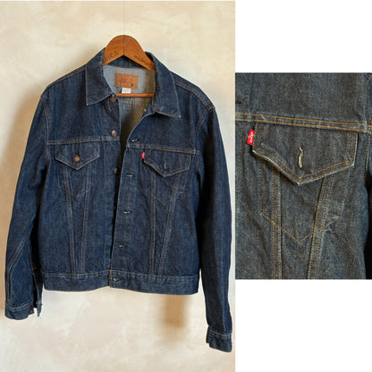 Size 46US / 56EU .Vintage 70s Levi’s Denim Jacket – 2 Pockets – Made in USA-AJ357 Studio
