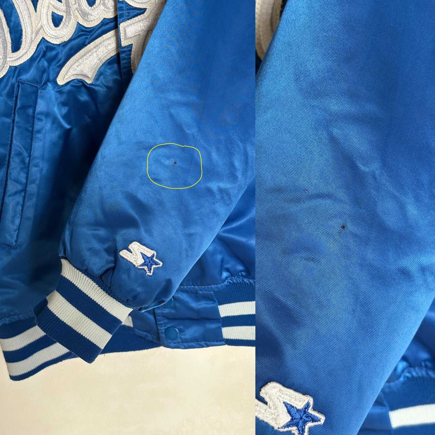 Vintage 80s LA Dodgers Starter Satin Jacket | Diamond Collection | Size M | Made in USA-AJ357 Studio-AJ357 Studio