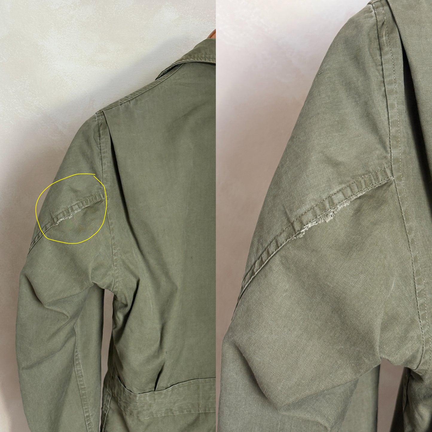 Vintage U.S. N-4 Field Jacket – WWII Contract / Vietnam Era U.S. Air Force Reissue. 38- 40US-AJ357 Studio-AJ357 Studio