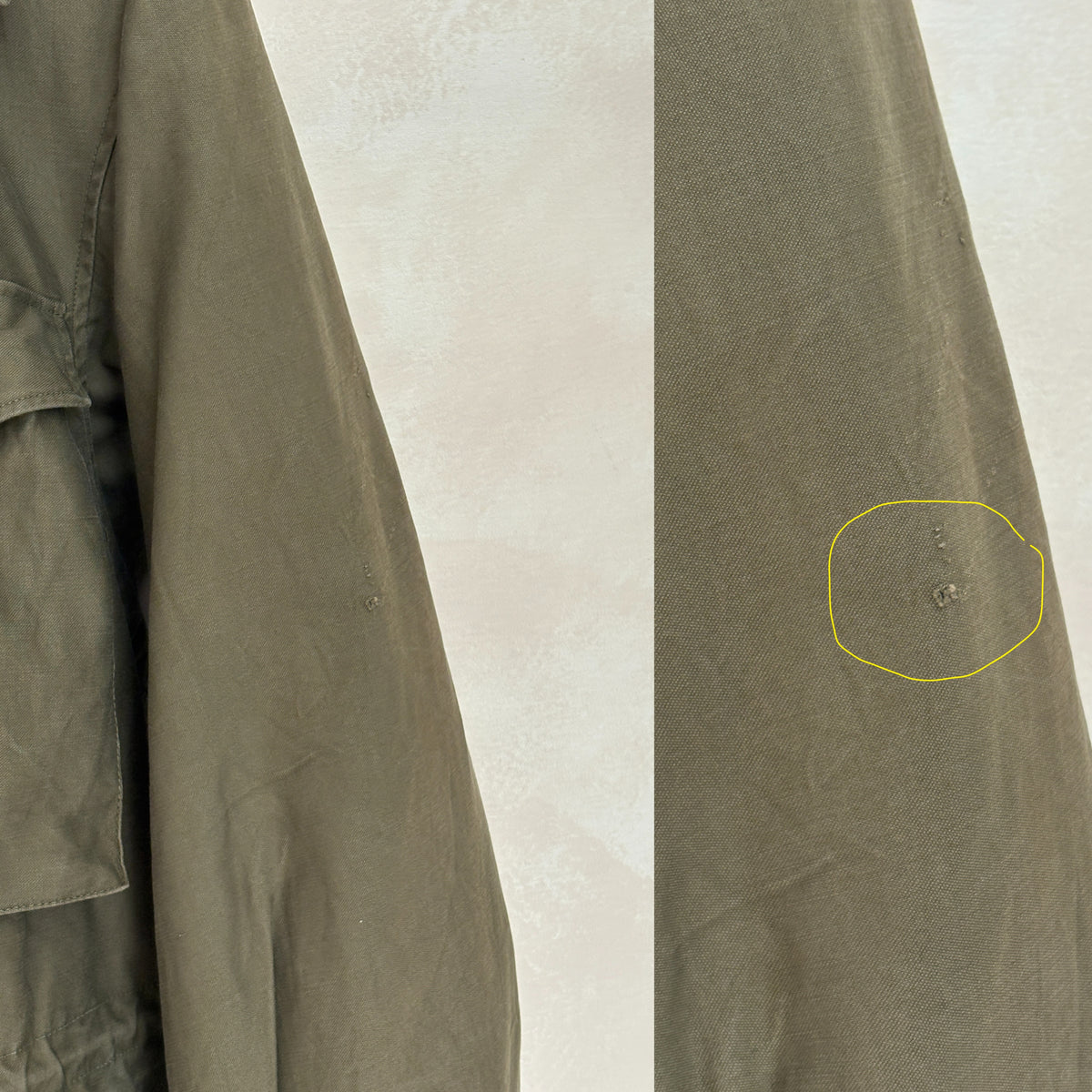 38 Reg Authentic US Army M-43 Field Jacket – OG-107 – Vintage Military Issue Made USA-AJ357 Studio