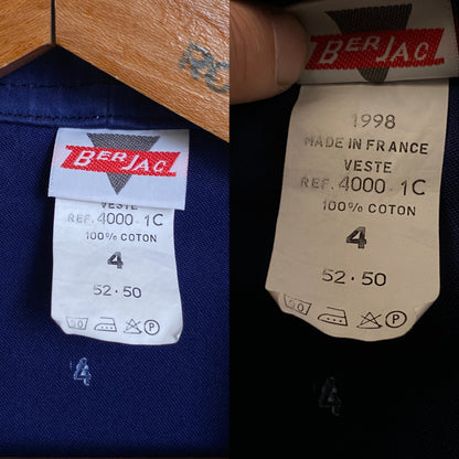 Size 50/52 EU. Vintage French Moleskin jacket. Made in France-AJ357 Studio