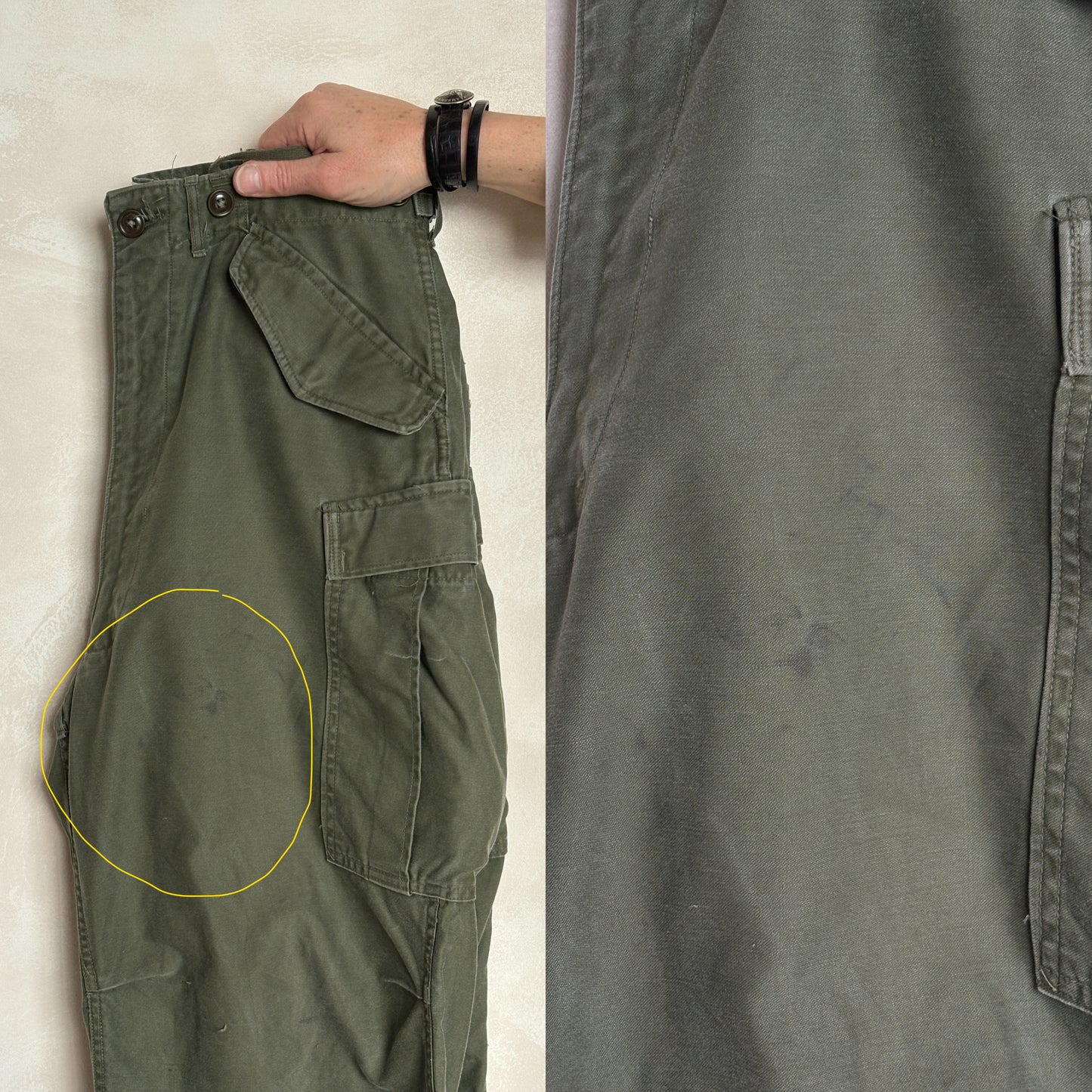 Vintage M-51 US Army Field Cargo Pants – Made in USA - Size Medium  Military Trousers