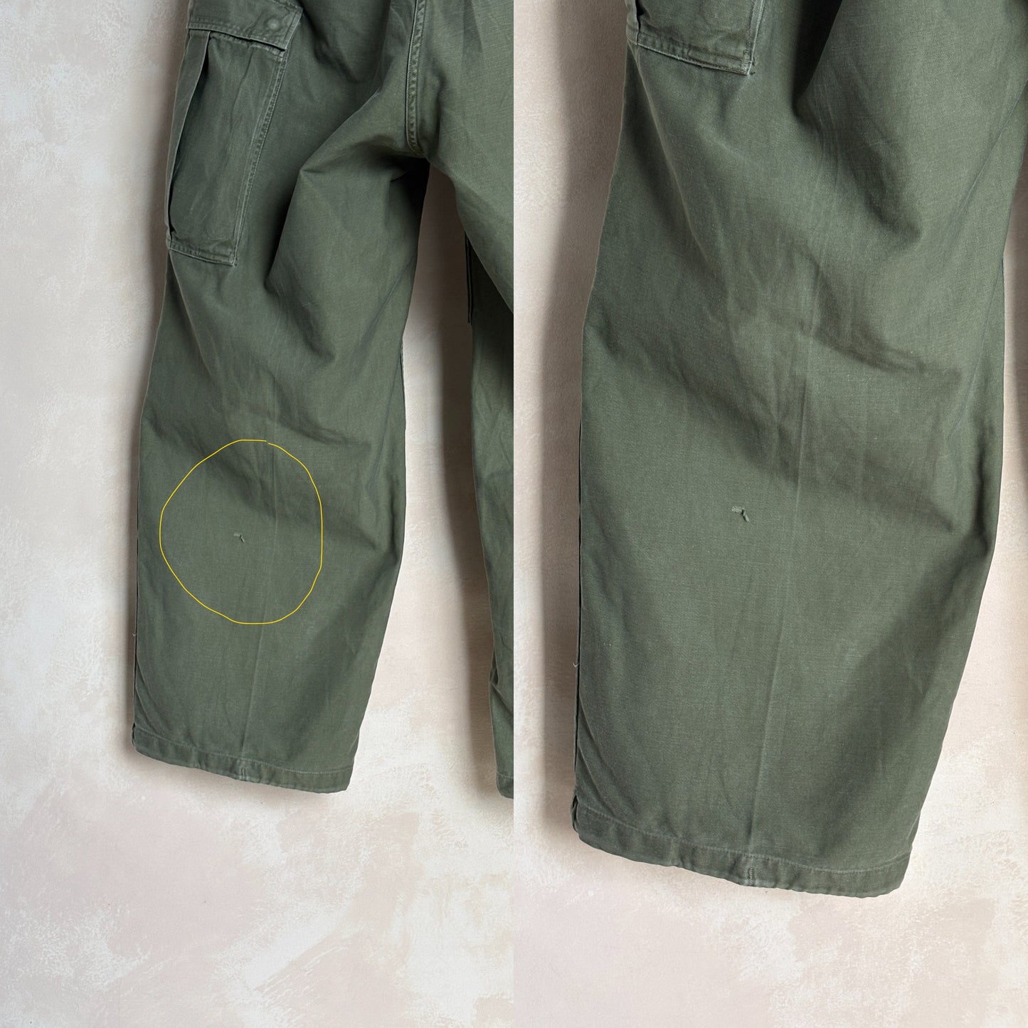 Vintage M-51 US Army Field Cargo Pants – Made in USA - Size Medium-  Military Trousers