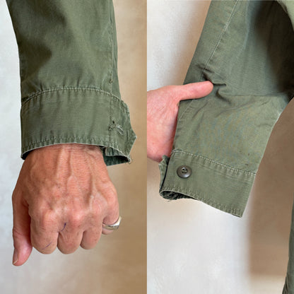 Med Reg. Authentic 1968 U.S. Army OG-107 Jungle Jacket – Vintage Military-AJ357 Studio