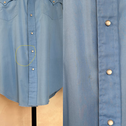 Size M. Authentic 70’s Vintage embroidered Western Shirt-AJ357 Studio