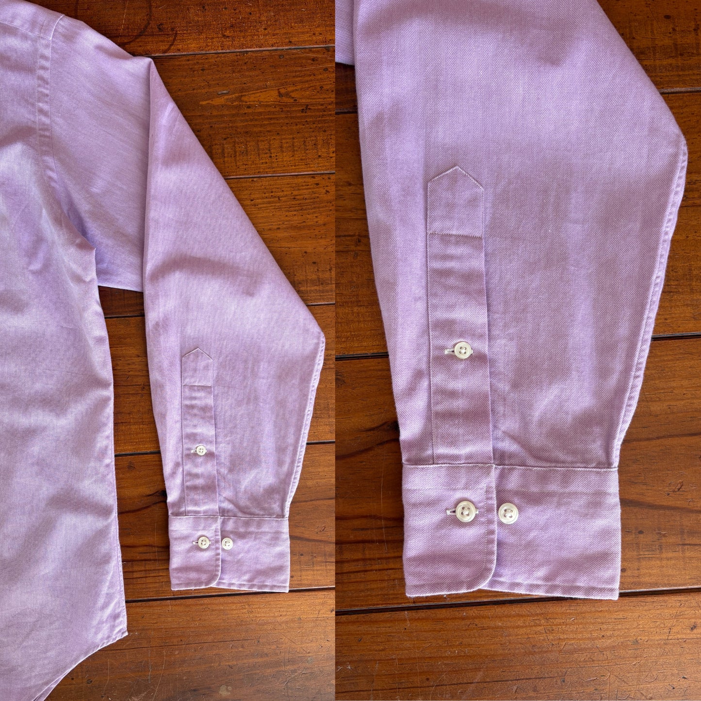 Polo Ralph Lauren ANDREW Shirt 16-32 Purple Cotton Button Up