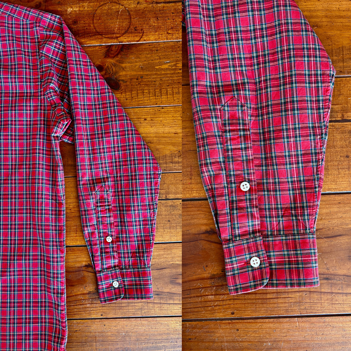 Ralph Lauren BLAKE Shirt Medium Red Plaid Cotton Button Down-AJ357 Studio