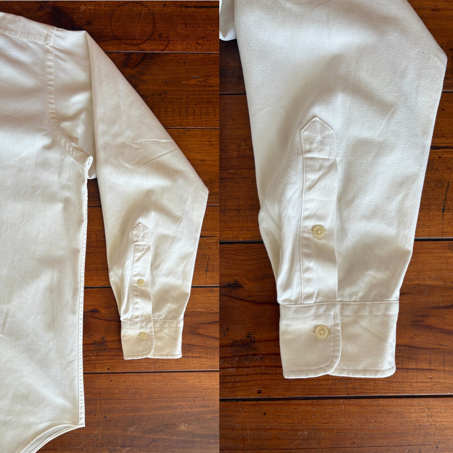 Ralph Lauren Blake Shirt Medium White Cotton Button Down USA Made