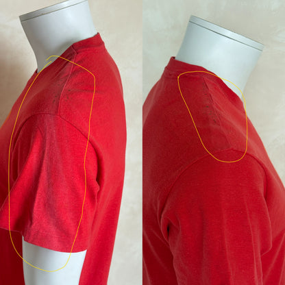 Vintage 80s bowling tee – bold WAS Hinton graphic with retro athletic flair. Large-AJ357 Studio