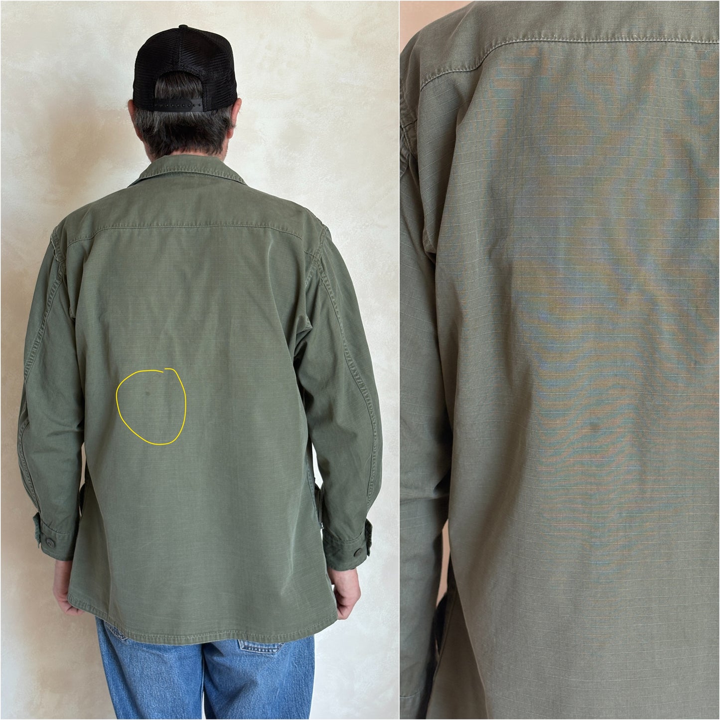 Med Reg. Authentic 1968 US Army vintage Vietnam jungle jacket.