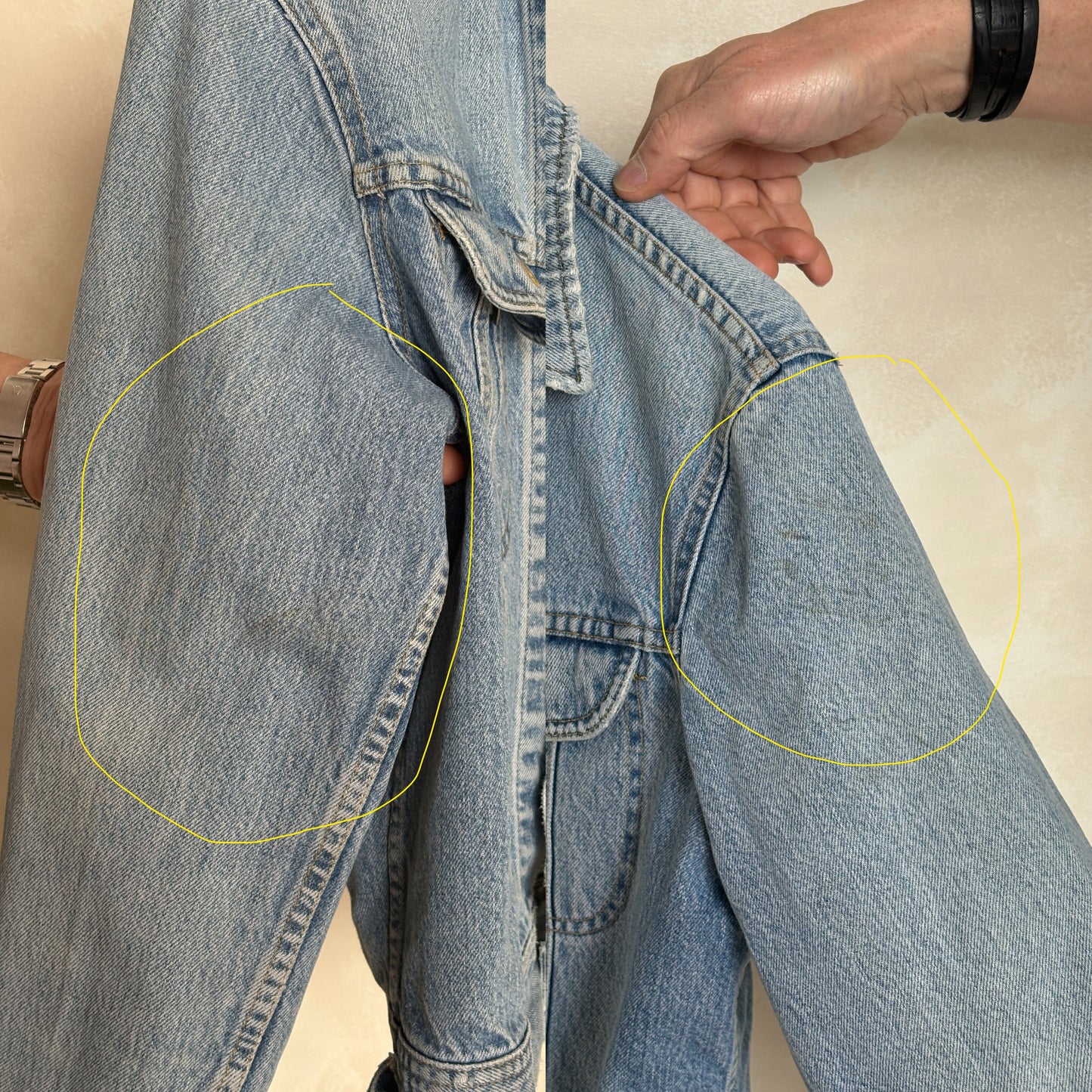 Vintage 80s Lee  Denim Jacket | 2 Pockets | Made in Canada | Size 42US / 52EU