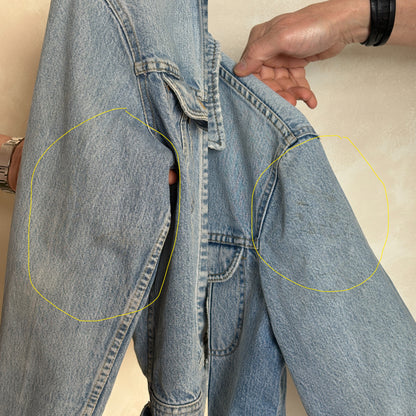 Vintage 80s Lee  Denim Jacket | 2 Pockets | Made in Canada | Size 42US / 52EU