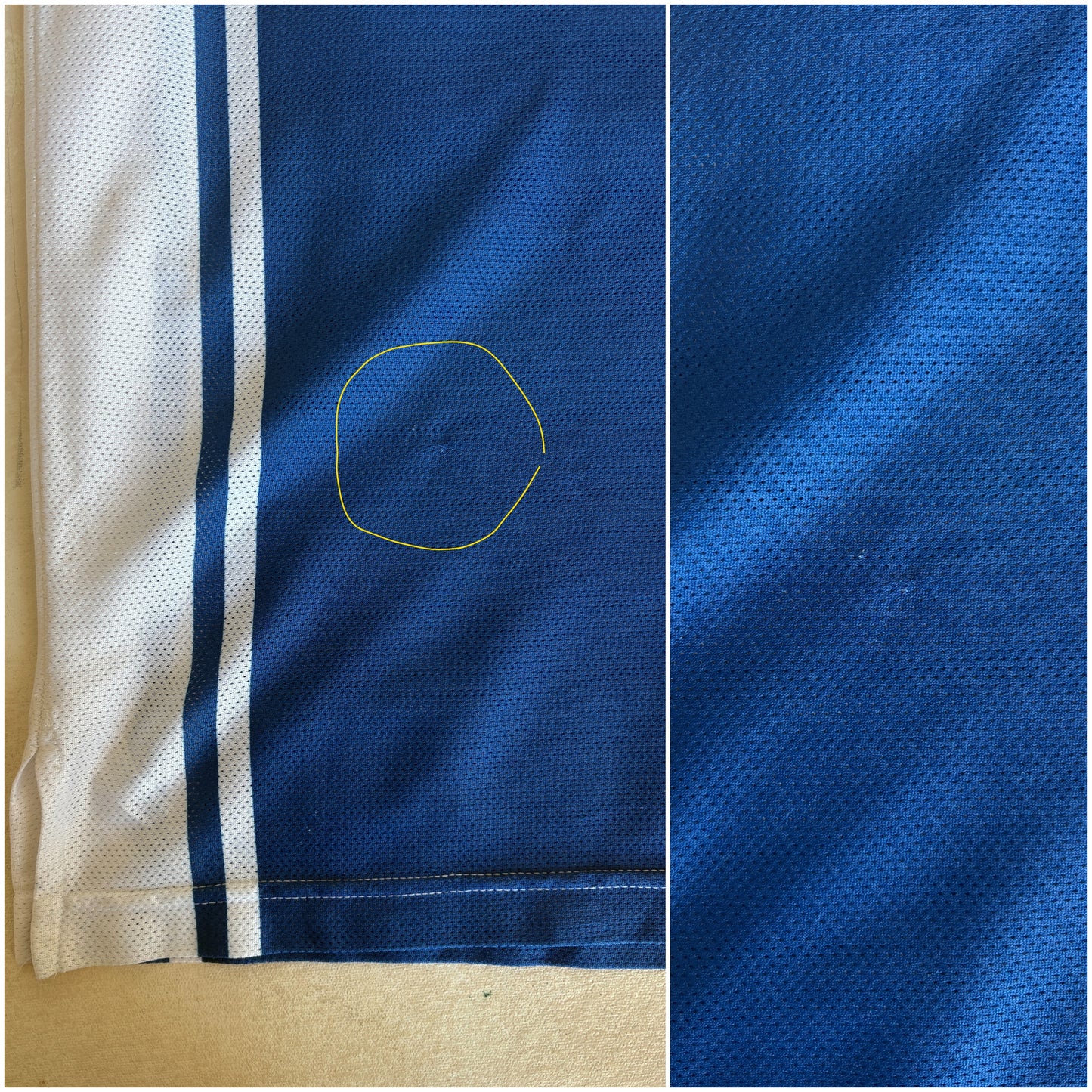 Nike Duke Blue Devils No. 44 Basketball Jersey Size XL Blue Mesh 90s Vintage NCAA College