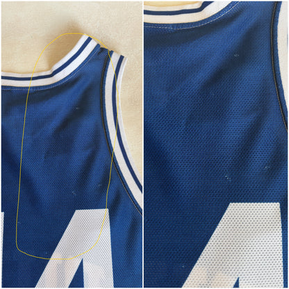 Nike Duke Blue Devils No. 44 Basketball Jersey Size XL Blue Mesh 90s Vintage NCAA College