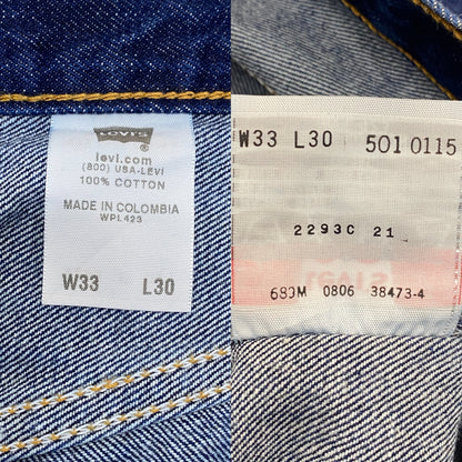 33X30 Levi's 501 Vintage Denim Jeans-military-AJ357 Studio