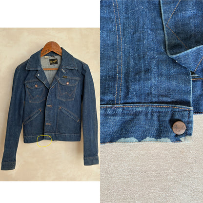 Size 36US / 46EU . Vintage 70s Wrangler Denim Jacket – 4 Pockets – Made in USA-AJ357 Studio