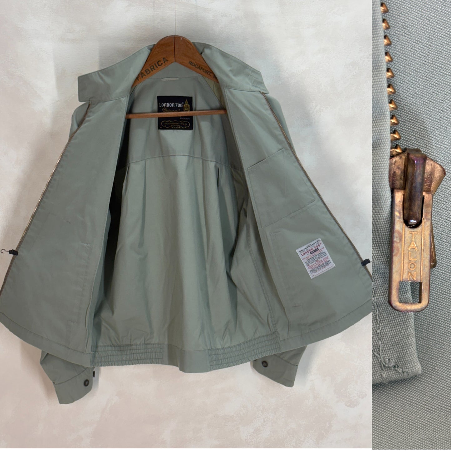 Size Med , 70s Light jacket, Talon zipper Made in USA - USA Vintage Bcn