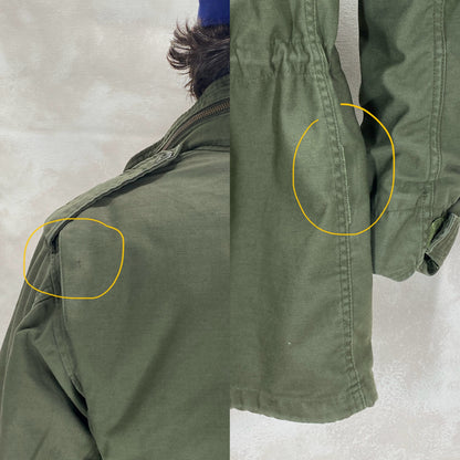 Small Reg. Authentic 1982 US Army M-65 Field Jacket – Vintage Military Coat Made in USA-AJ357 Studio