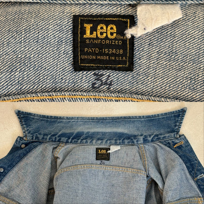 Size 36US / 46EU .Vintage 80s Lee 2 pockets made in USA-AJ357 Studio