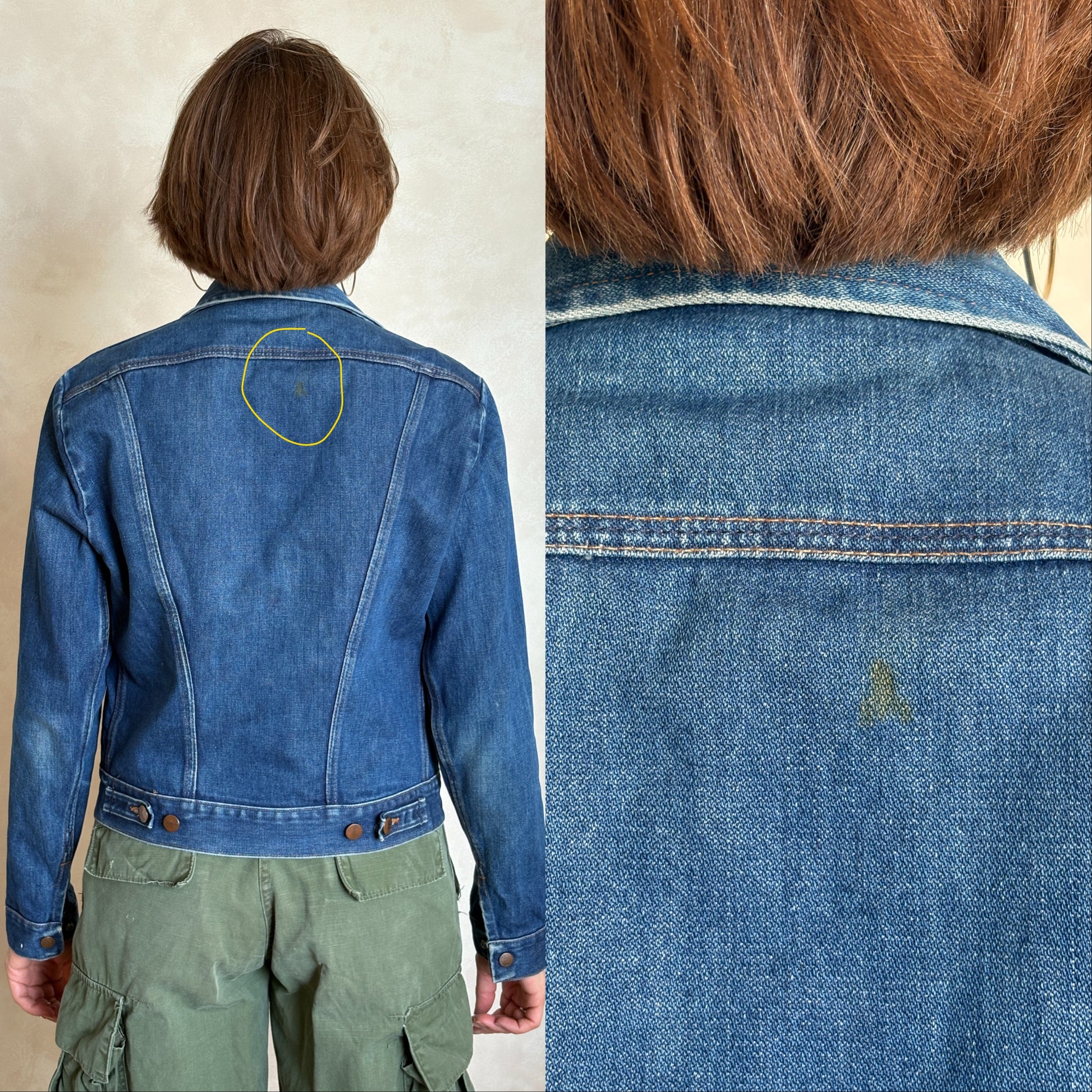 Vintage 70s Wrangler Denim Jacket | 4-Pocket Western Workwear Style | Made in USA | Classic Blue Jean Jacket | Size 36US/46EU | AJ357 Studio-AJ357 Studio