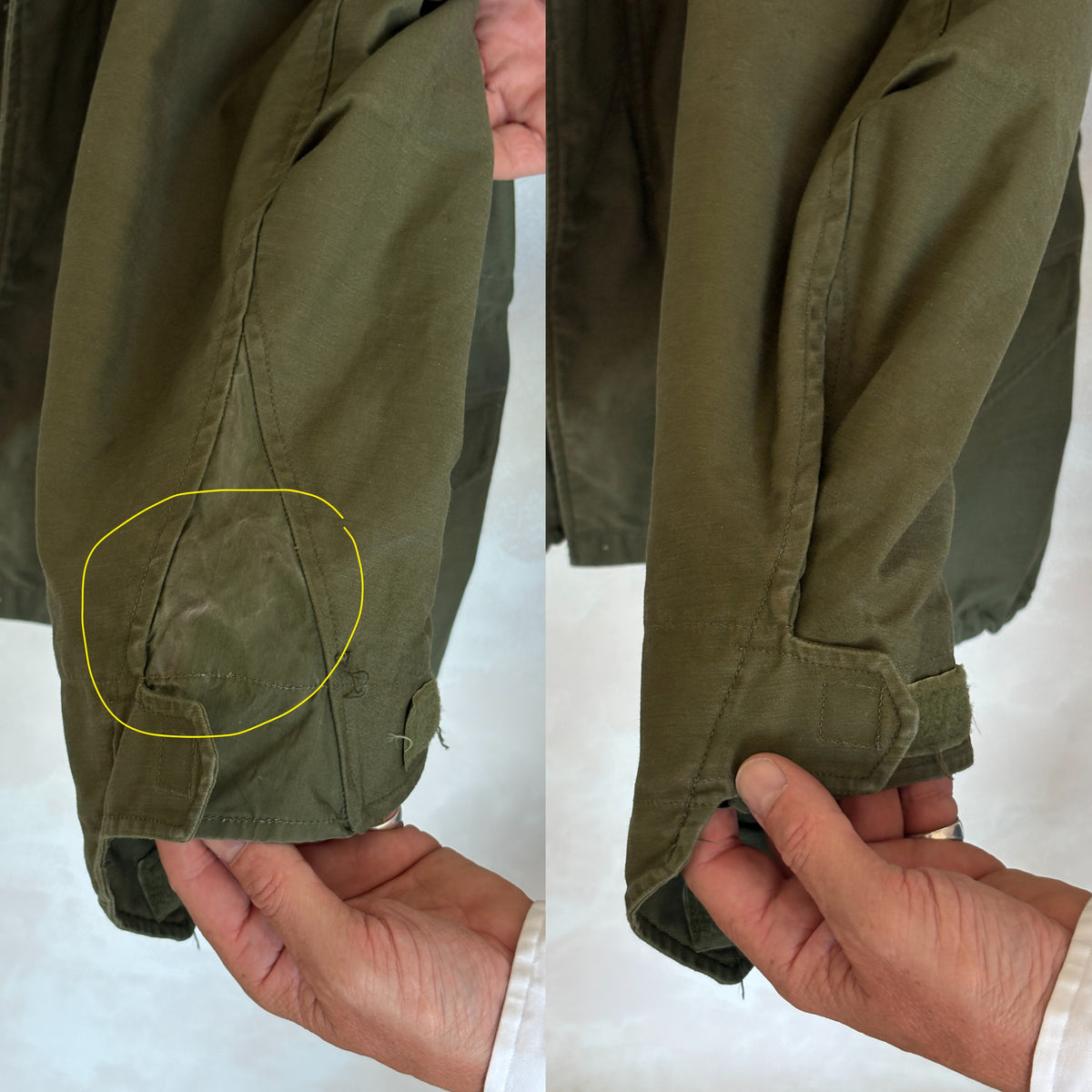 Vintage 1968 OG 107 US Army M-65 Field Jacket — Vietnam war era. Size Medium Regular