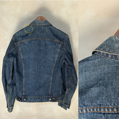 Size 38US / 48EU. Vintage Early 70s 2 pocket Levi’s Denim Jacket 70505 – Single Stitch, Made in USA-AJ357 Studio