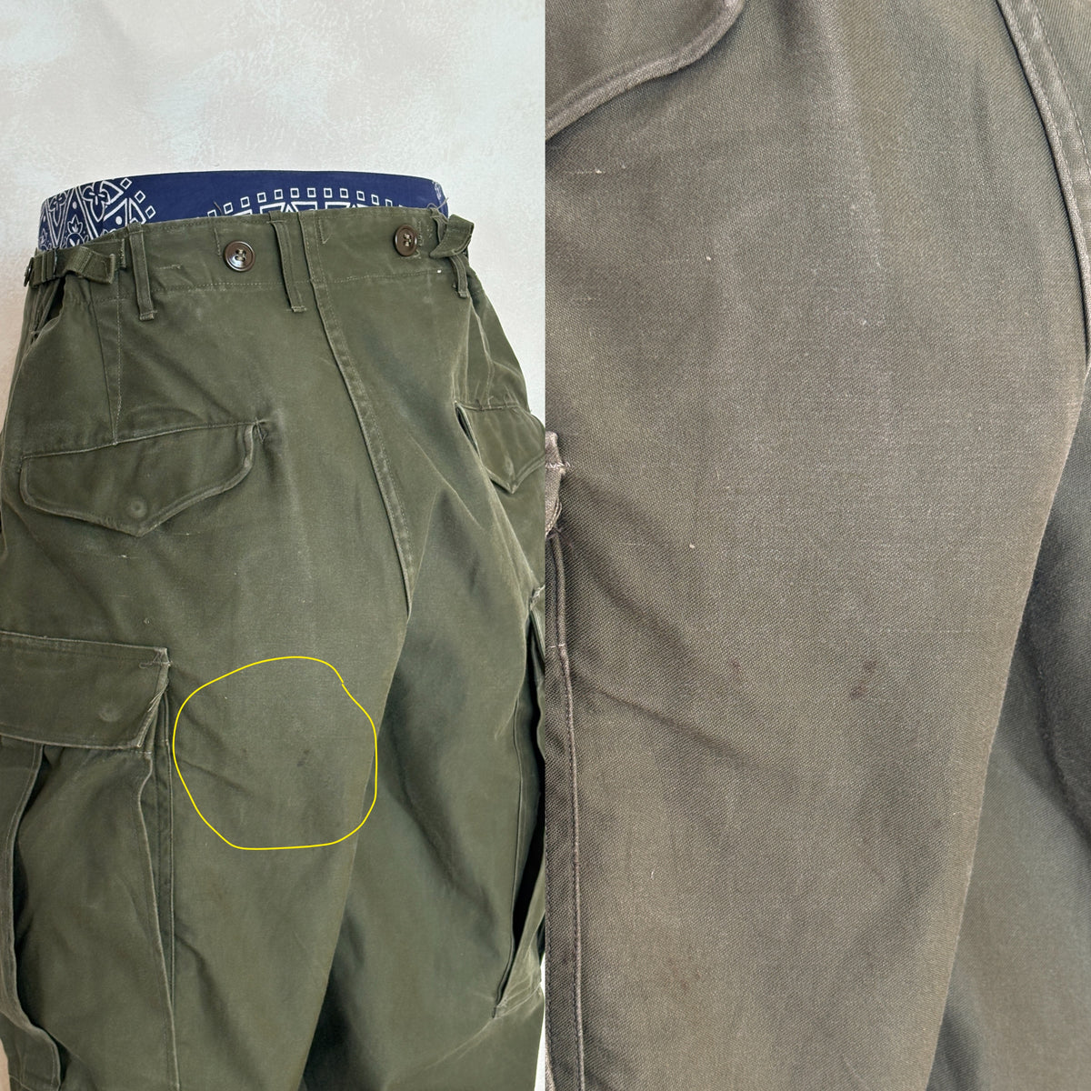 Vintage 1950s M-51 US Army Field Cargo Pants – Made in USA - Size Small Reg  Military Trousers