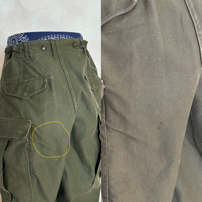 Vintage 1950s M-51 US Army Field Cargo Pants – Made in USA - Size Small Reg  Military Trousers