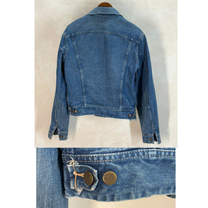 Size 42US Long/ 52EU Long. Vintage 1970s Lee Denim Jacket – 2 Chest Pockets-AJ357 Studio