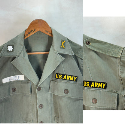 Authentic US Army HBT Utility Shirt – Type II – Korean War Era-AJ357 Studio