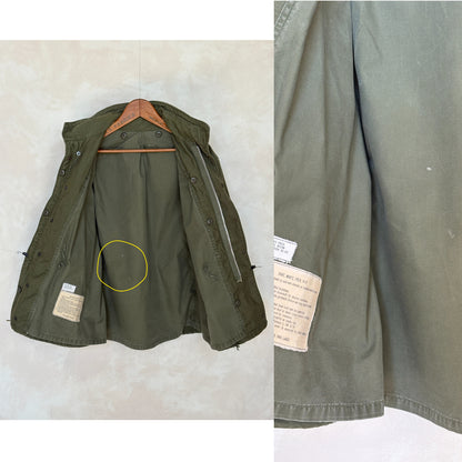 Small Reg. Rare Authentic 1965 first model US M-65 field jacket Military-AJ357 Studio