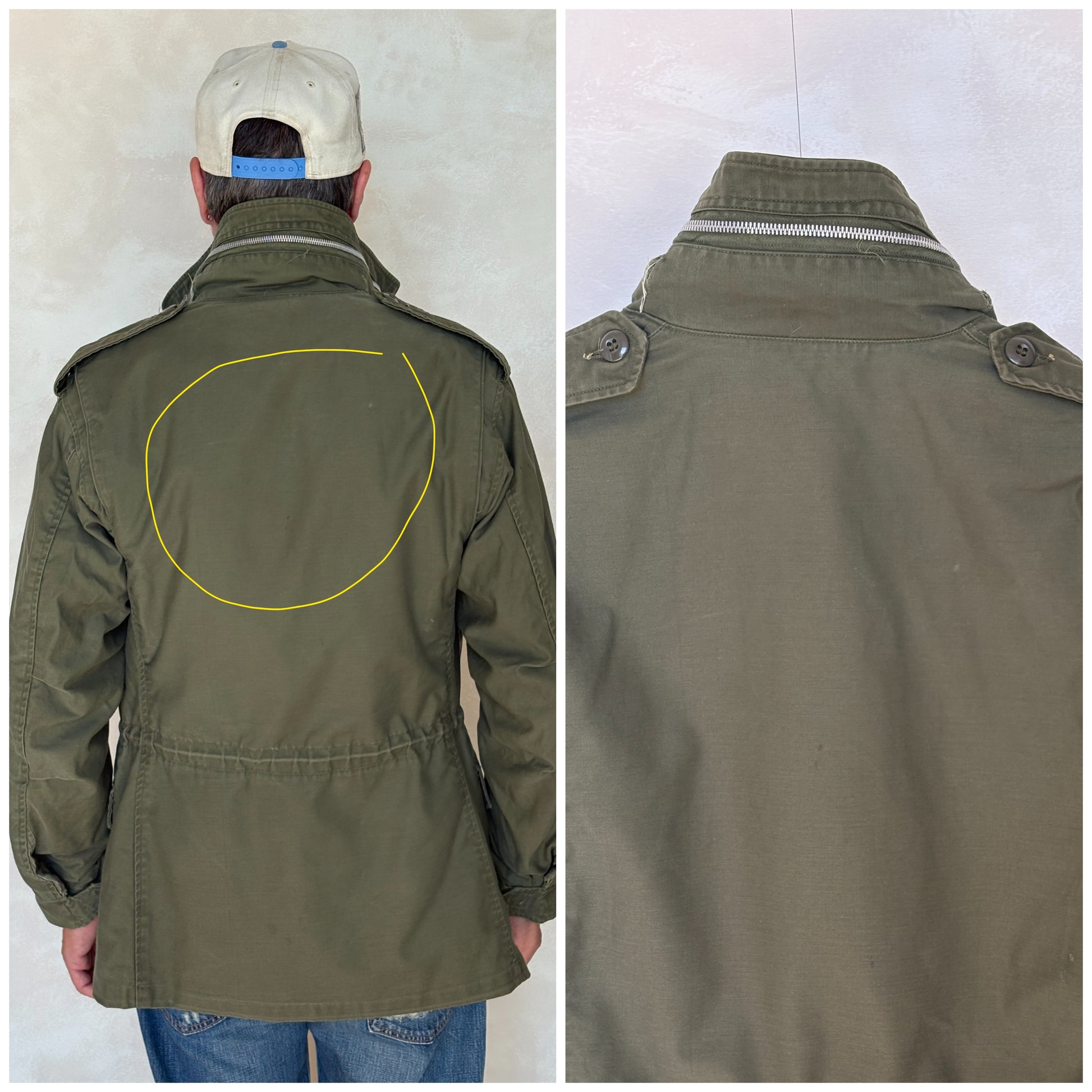 Small Reg. Authentic USMC 1967 US M-65 field jacket Military - USA Vintage Bcn