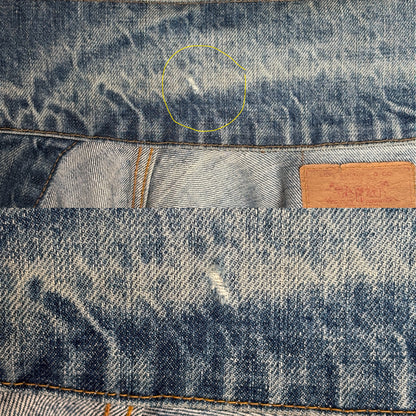 Vintage 70s Levi’s denim jacket – 2 pocket trucker made in USA – size 40 US / 50 EU-AJ357 Studio