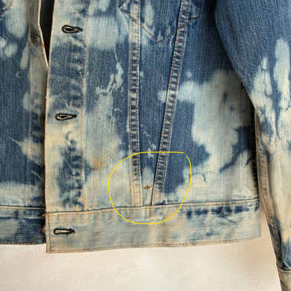 Vintage 70s Levi’s denim jacket – 2 pocket trucker made in USA – size 38 US / 48 EU-AJ357 Studio