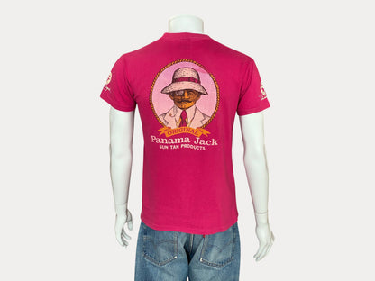 Large. Vintage 50/50 cotton 80s Panama Jack t shirt Made In USA