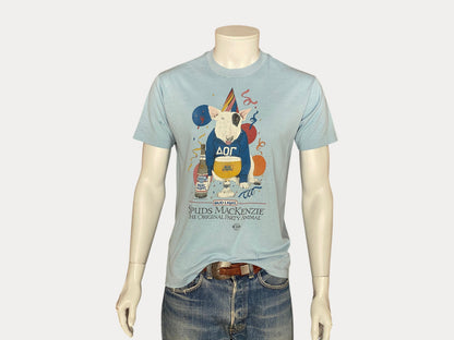Large. Vintage 50/50 cotton Vintage 1986 Spud Mackenzie t shirt Made In USA