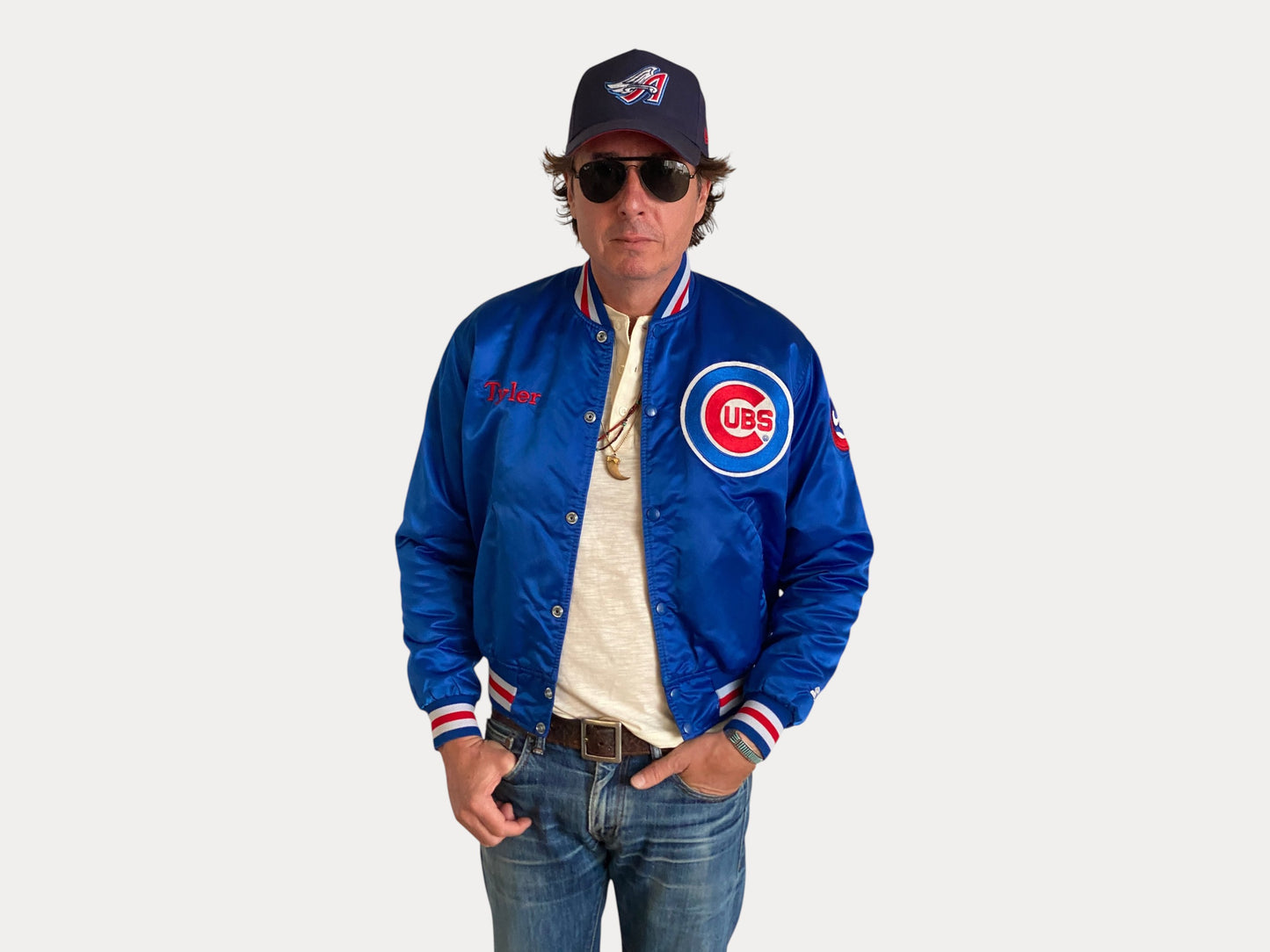 Small. Vintage 80s Chicago Cubs Starter jacket made in USA