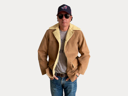 Veste Carhartt vintage années 70 – Taille 38US/48EU | Fabriqué aux États-Unis | Vêtements de travail classiques
