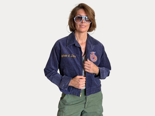 Talla 38 EE. UU. / 48 UE. Chaqueta vintage Florida Future Farmer of America. Fabricada en EE. UU.