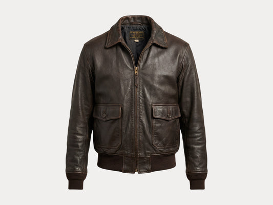 Vintage G-1 Type Leather Jacket - Size 44US / 54EU | Made in USA