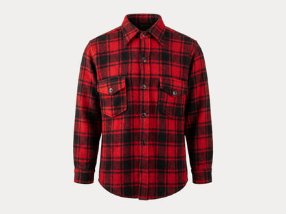 Camisa de lana Chippewa de los años 50, talla pequeña, fabricada en EE. UU., con cuadros estilo búfalo.