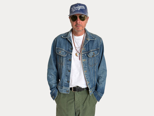 Vintage 80s Lee Denim Jacket 2 Pockets Made in Canada | Size 42US / 52EU