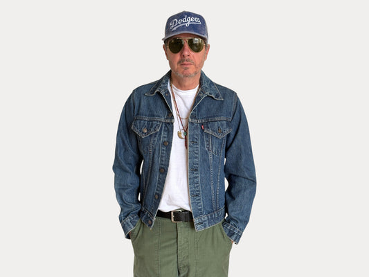 Vintage 71205 early 70s Levi’s Type III Denim Trucker Jacket | Single Stitch | Size 40US /50EU
