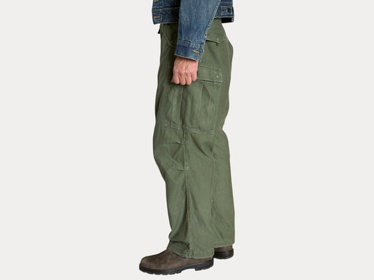 Vintage M-51 US Army Field Cargo Pants – Made in USA - Size Medium-  Military Trousers