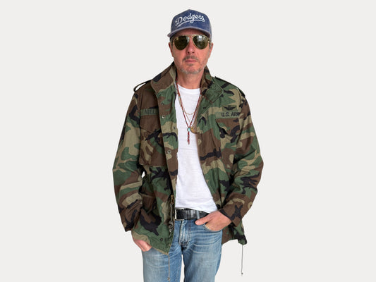 Authentic 1982 DBU US Army M-65 Field Jacket  – Size Medium Regular