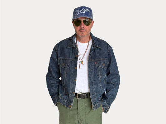 Size 48US / 58EU. Vintage Early 70s 2 pocket Levi’s Denim Jacket 70505 – Single Stitch, Made in USA