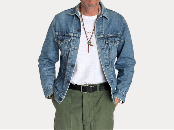 Vintage 80s Levi’s Type III Denim Trucker Jacket |Made in Canada | Size 38US /48EU